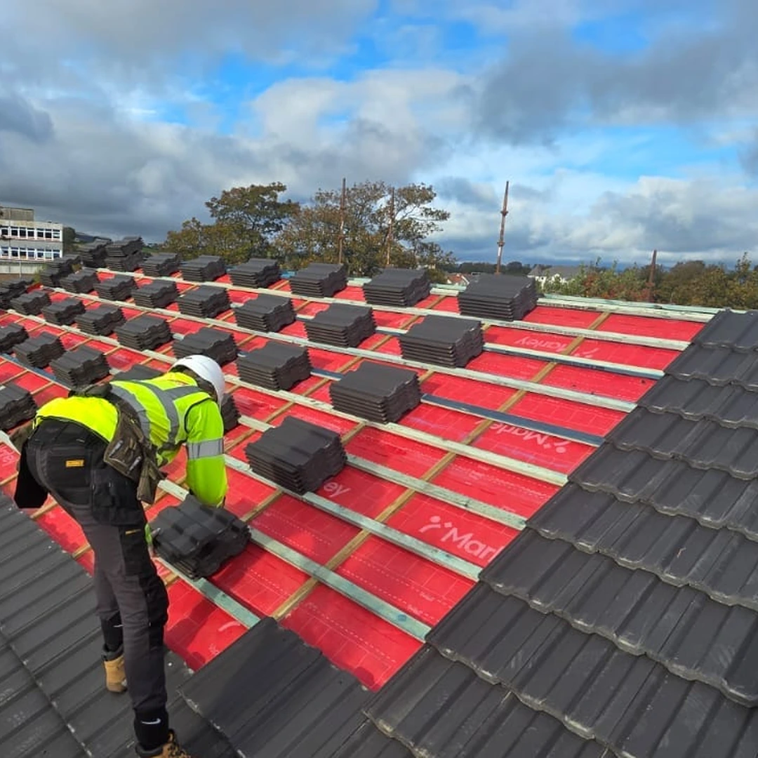 Roofing project by NuGen Exteriors Ltd in Coatbridge
